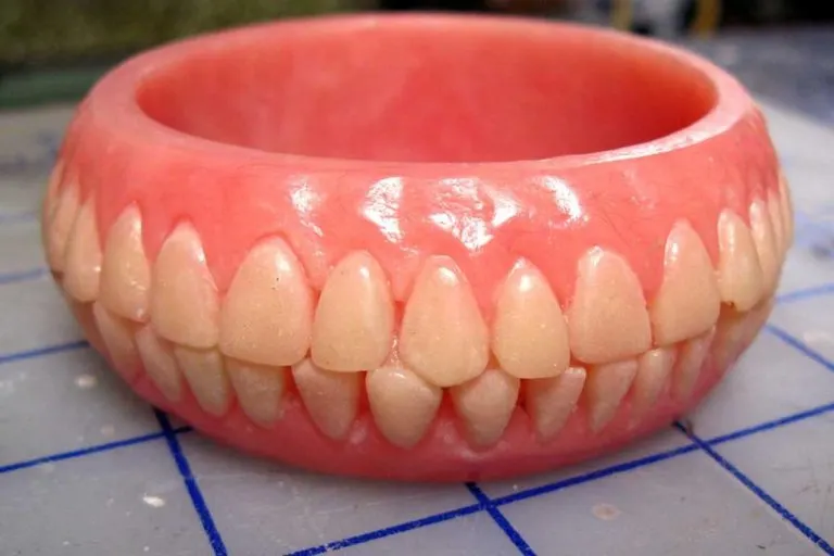 Handmade Resin Dentures Bracelet