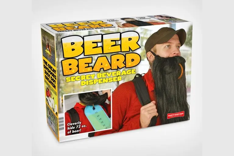 Beer Beard Prank Gift Box