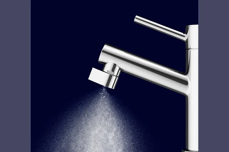 Altered Water-Conserving Faucet Nozzle