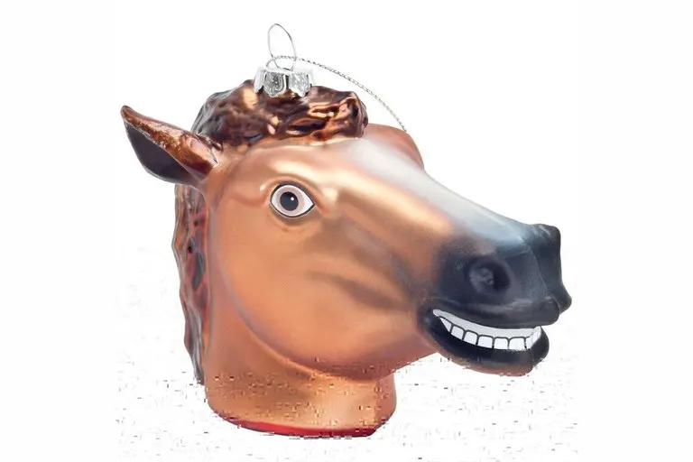 Horsehead Christmas Tree Ornament