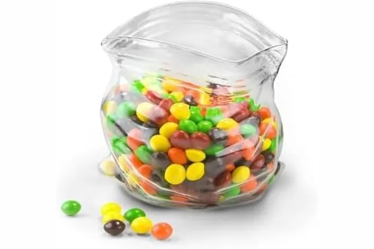 Glass Ziploc Candy Bag