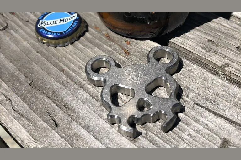 GiantMouse Morbid Mouse Mini Titanium Bottle Opener