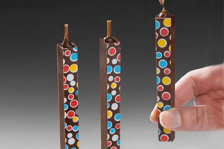 Edible Chocolate Candles