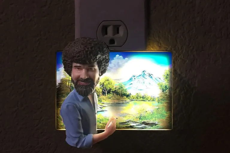 Bob Ross Sound-Activated Clapper & Night Light