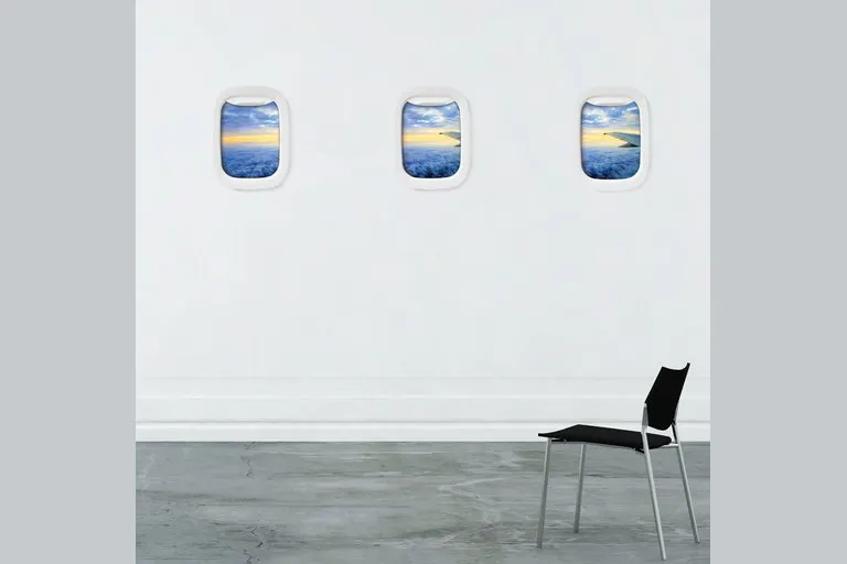 Airframe Airplane Window Picture Frame
