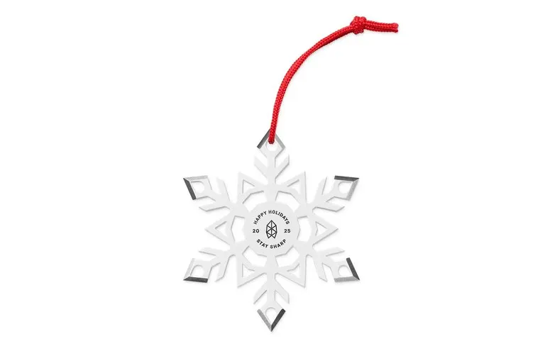 James Brand Throwflake Christmas Ornament