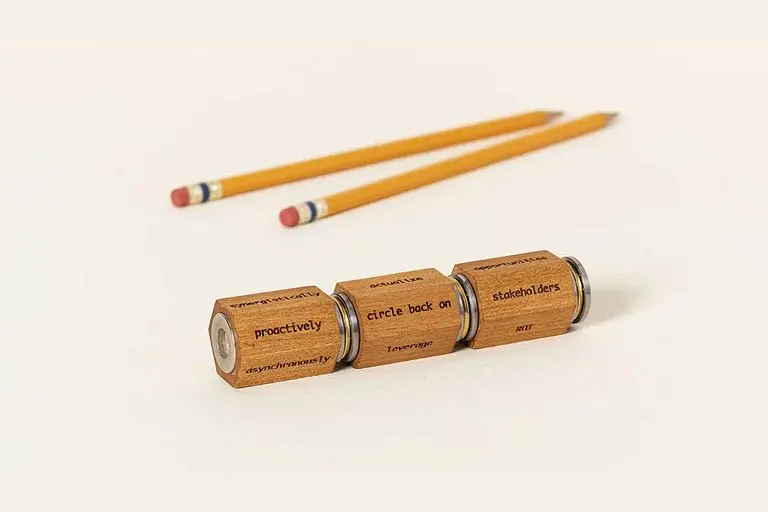 Corporate Nonsense Generator Fidget Toy