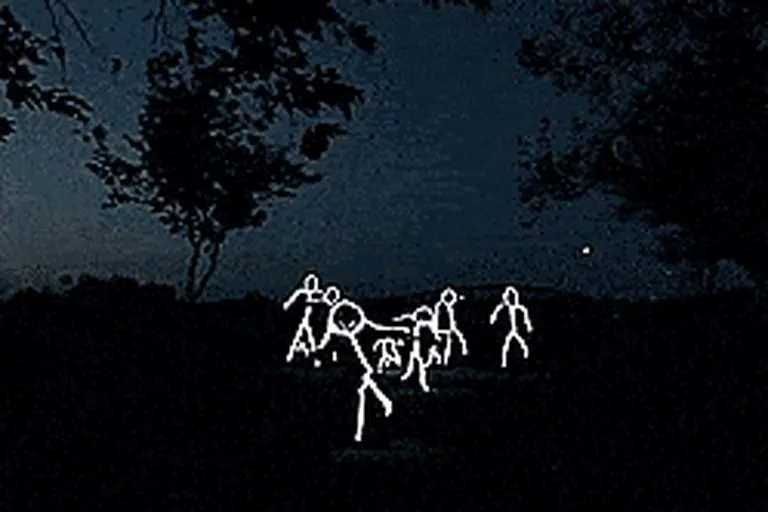 Glowy Zoey LED Stick Figure Costume