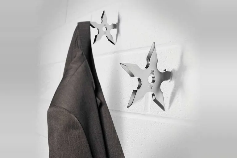 Ninja Star Coat Hanger