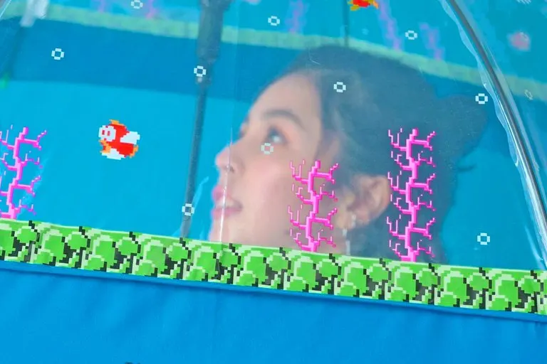 Super Mario Underwater Level Umbrella