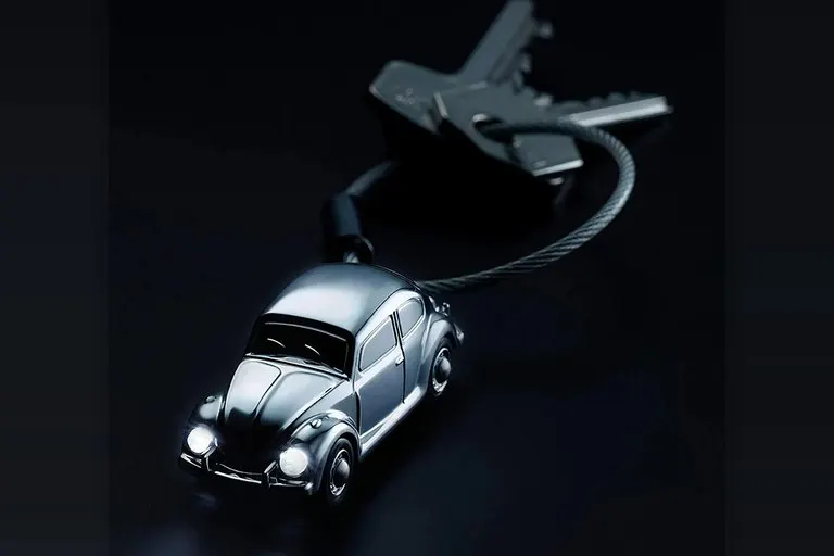 Troika VW Beetle LED Keychain