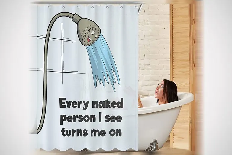 Every Naked Person Shower Curtain