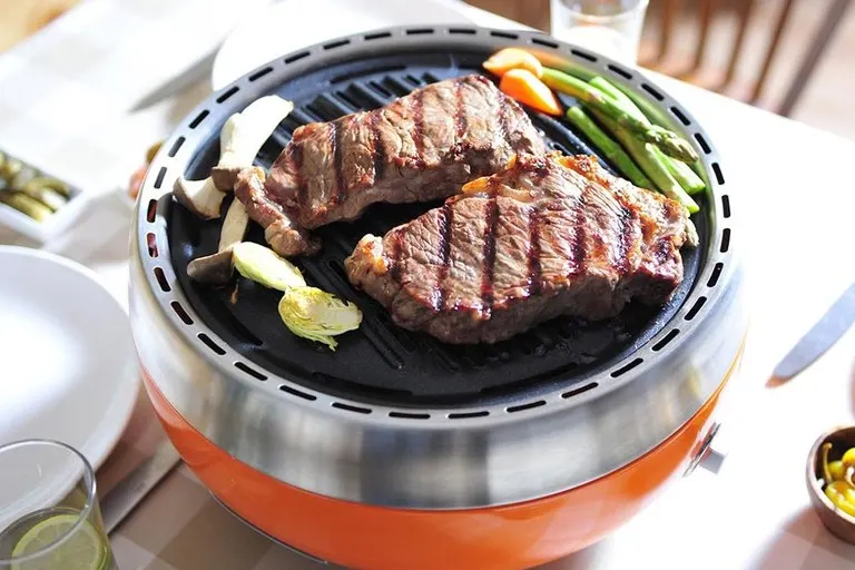 Homping Portable Smokeless Charcoal Grill