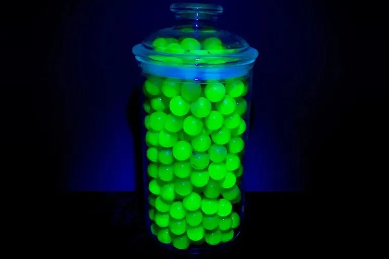 Uranium Glass Marbles