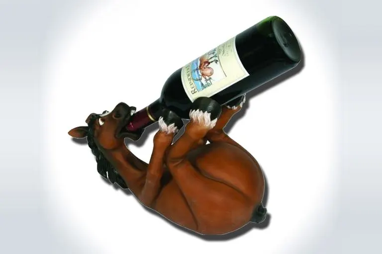 Shitfaced Horse Wine Bottle Holder