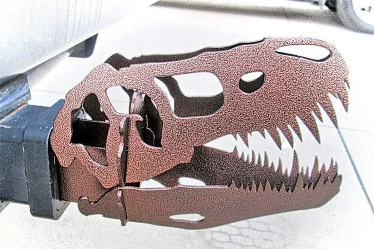 Dinosaur Skull Trailer Hitch Cover