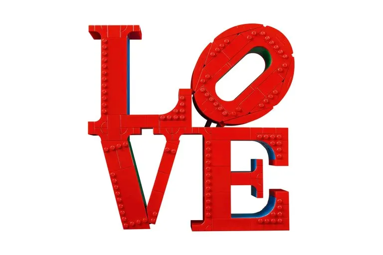 LEGO Love Sculpture