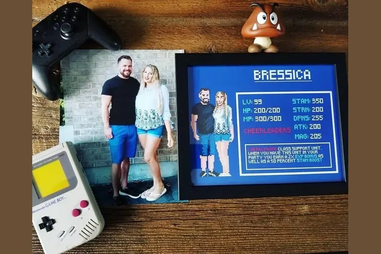 Personalized Game Character Pixel Art