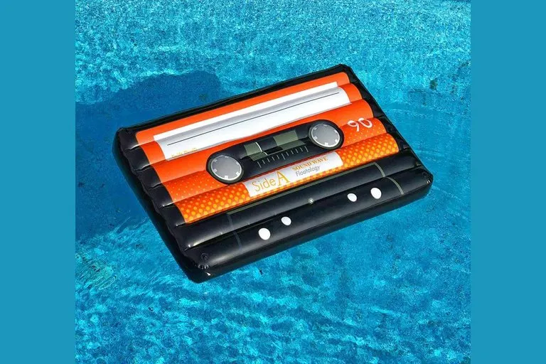 Giant Cassette Tape Pool Float