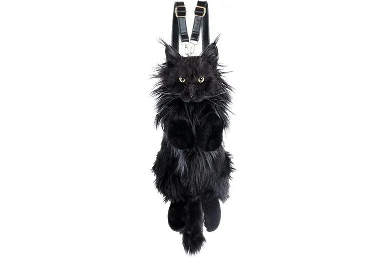 Realistic Cat Body Shoulder Bag