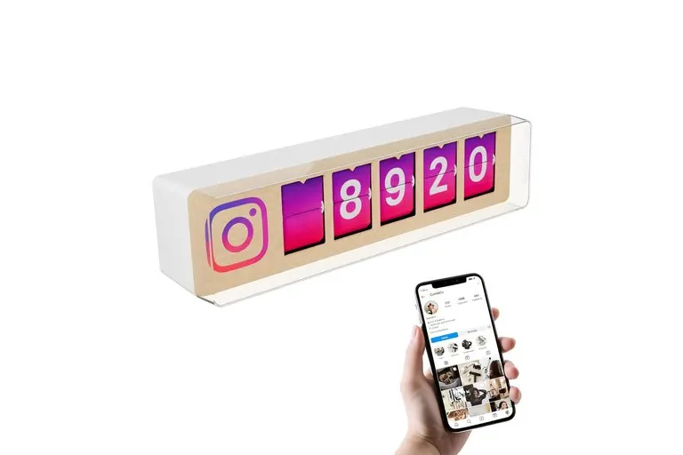 Mechanical Flapping Social Media Counter
