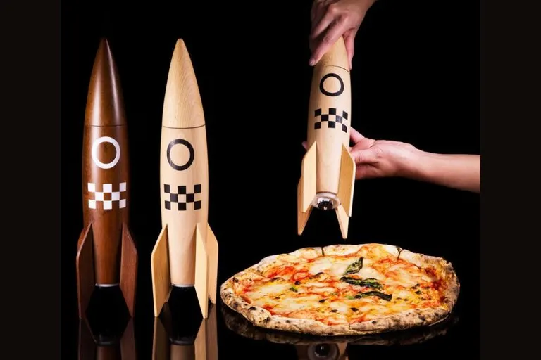 Rocket Ship Salt and Pepper Grinder