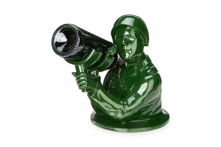 Army Man Bazooka Wine Bottle Holder