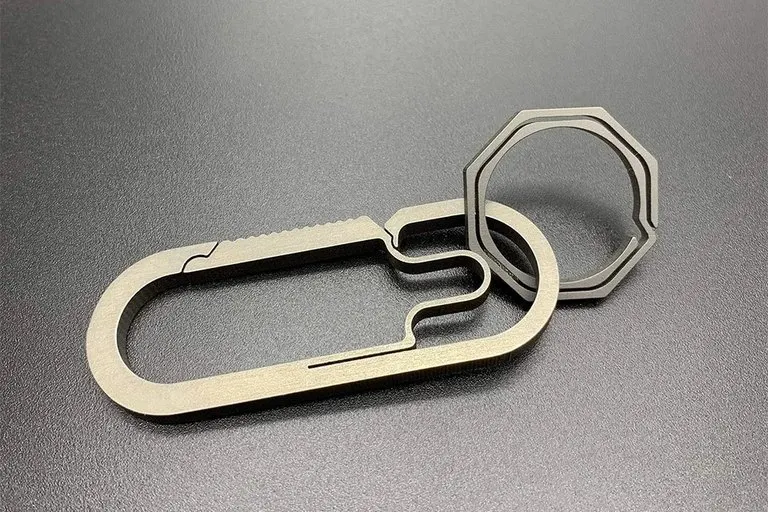 Titanium Quick-Release Keychain Clip