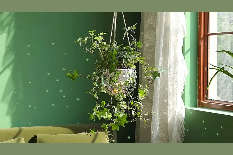 Hanging Disco Ball Planter