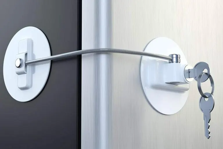 Heavy-Duty Adhesive Refrigerator Key Lock