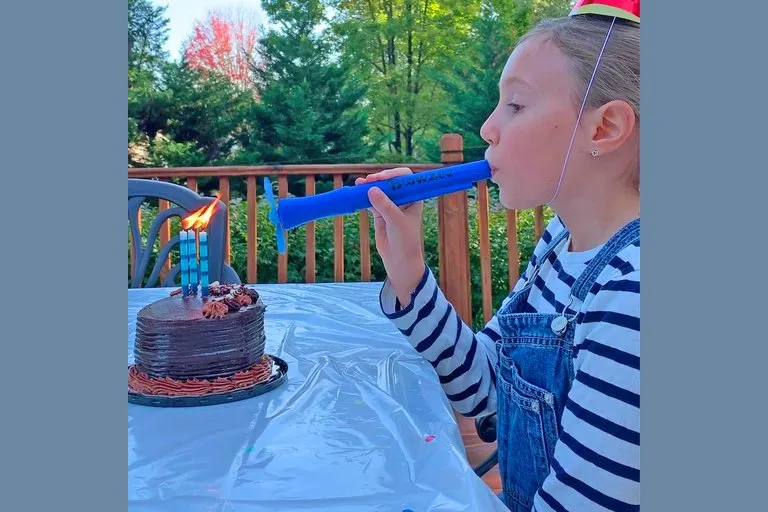 Blowzee Spit-Free Birthday Candle Blower