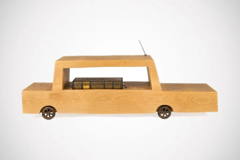 Turbo Wooden Car Coffee Table