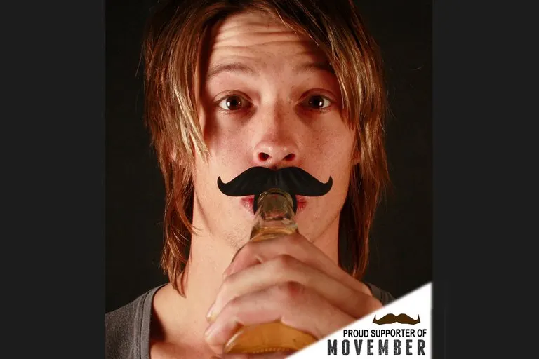 Beermo Bottle Mustache
