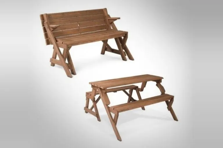 Convertible Picnic Table-to-Bench