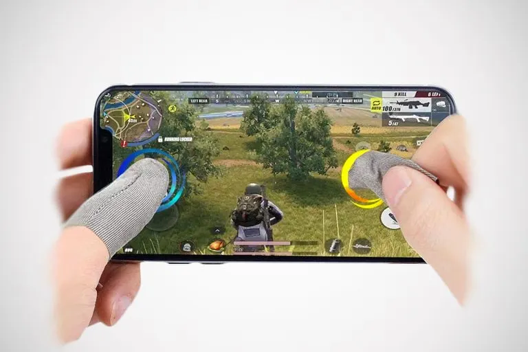 Conductive Mobile Gaming Finger Sleeves