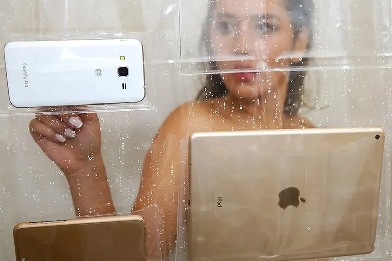 Screenholder Shower Curtain
