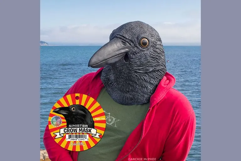 Realistic Giant Crow Head Mask