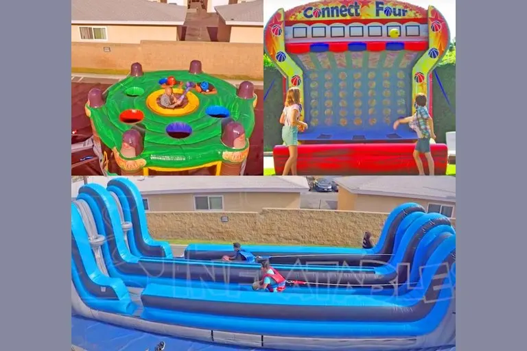 Commercial-Grade Giant Human-Sized Arcade Inflatables