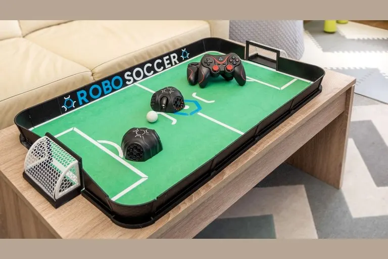 RoboSoccer App-Connected Tabletop Robots
