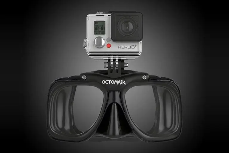 Octomask Scuba Mask with Integrated GoPro Mount