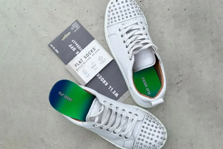 Flat Socks No-Show Shoe Insoles