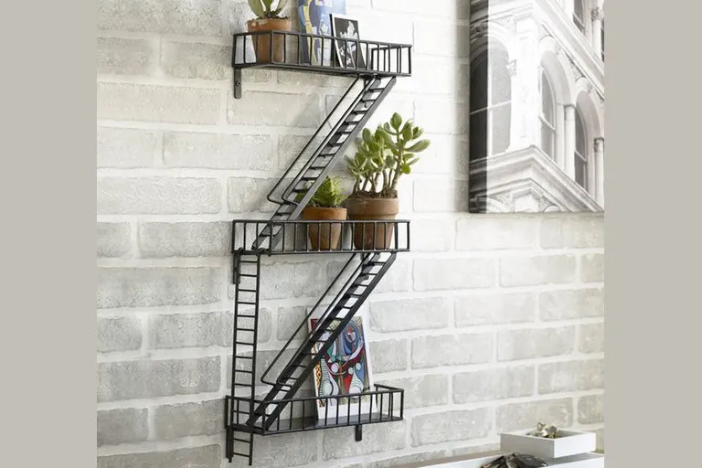 Fire Escape Urban Wall Shelving