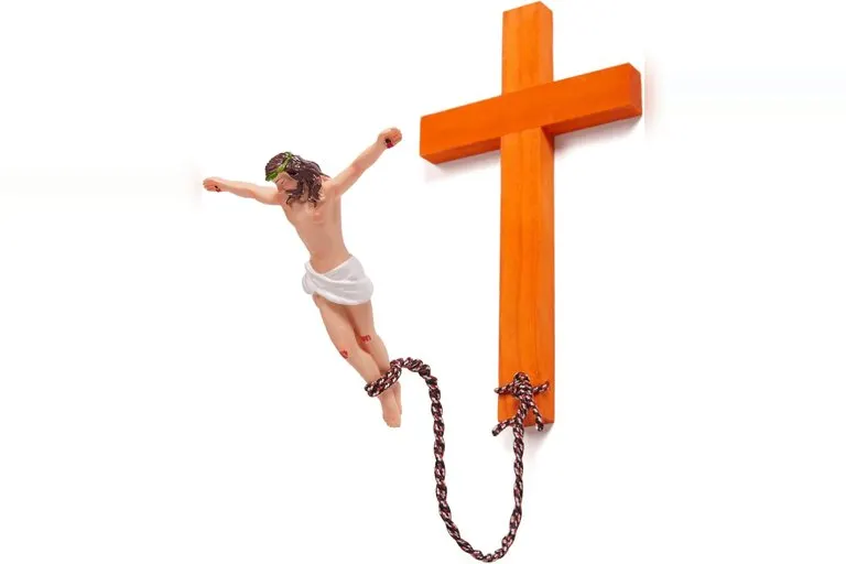 BunJesus Bungee Jumping Jesus Cross