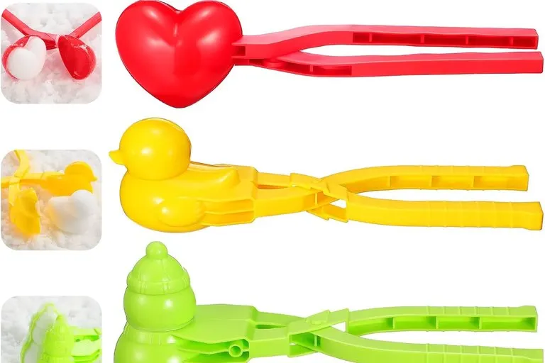 Duck-Shaped Snowball Maker