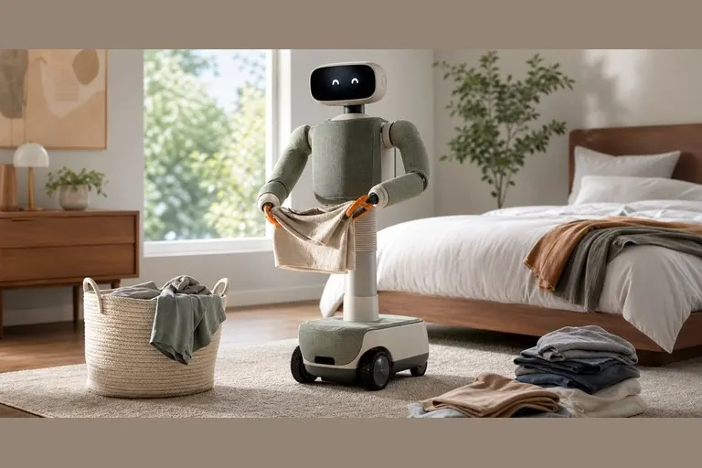 Isaac 1 Autonomous Laundry and Tidying Robot