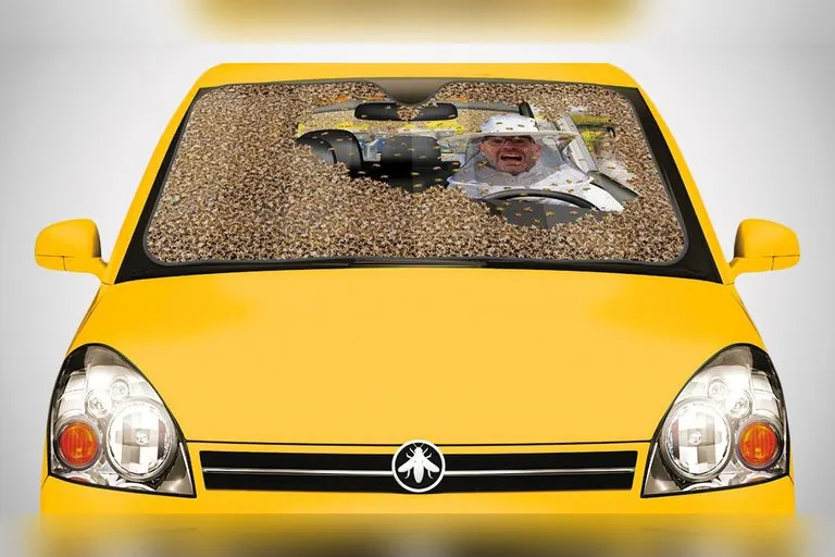 Archie McPhee Car Full of Bees Sunshade