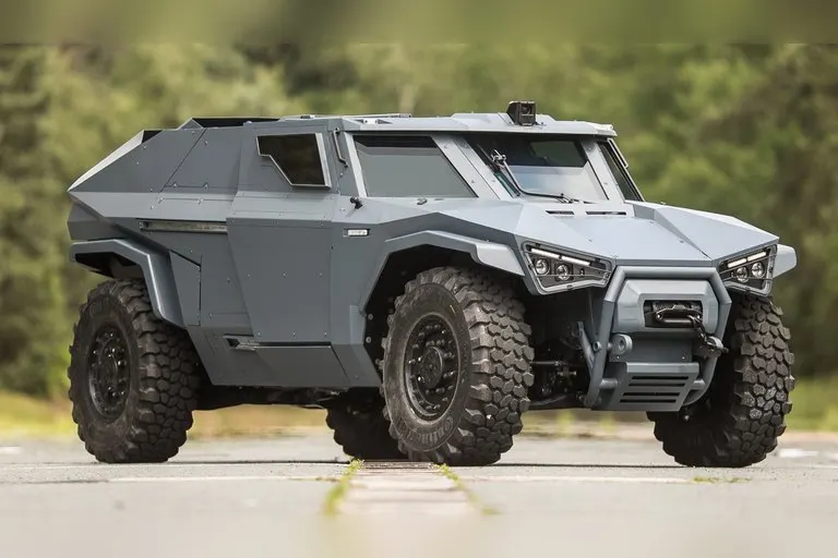 Arquus Scarabee Hybrid Armored 4x4