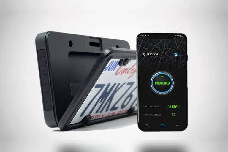 FoxxVault Smart License Plate Storage Safe