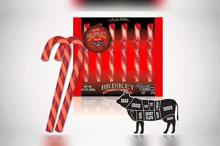 Brisket Candy Canes