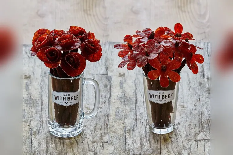 Beef Jerky Flower Bouquet